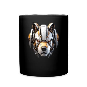 Mecha Dog - Full Colour Mug - black - Front
