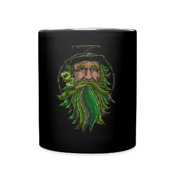 23F 0336 bk - Tasse einfarbig - Schwarz - Vorne
