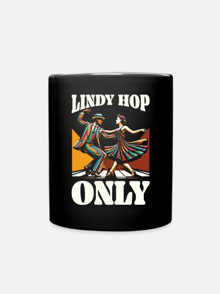 Danseur de Lindy Hop Danse Swing Danse - Mug uni - noir