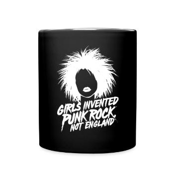 Les filles n’ont pas inventé le punk rock anglais - Mug uni - noir - Devant