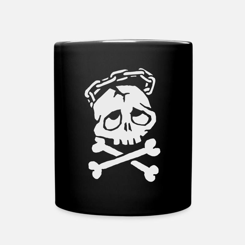 Crâne rêveur - Mug uni - noir