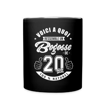 Bogosse de 20 ans anniversaire 20 ans - Mug uni - noir - Devant