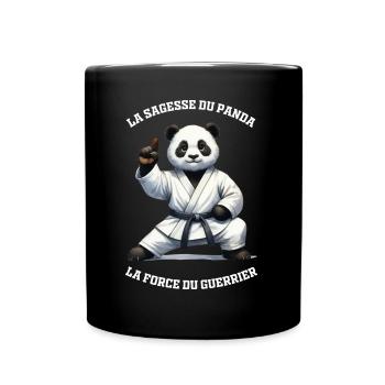 La sagesse du panda - Collection métiers - Mug uni - noir - Devant