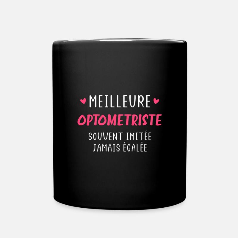 Meilleure Optométriste ouvent imitée jamais égalée - Mug uni - noir