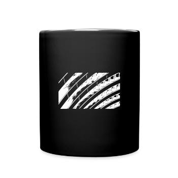 Vintage Steel Beam Construction - Full Colour Mug - black - Front