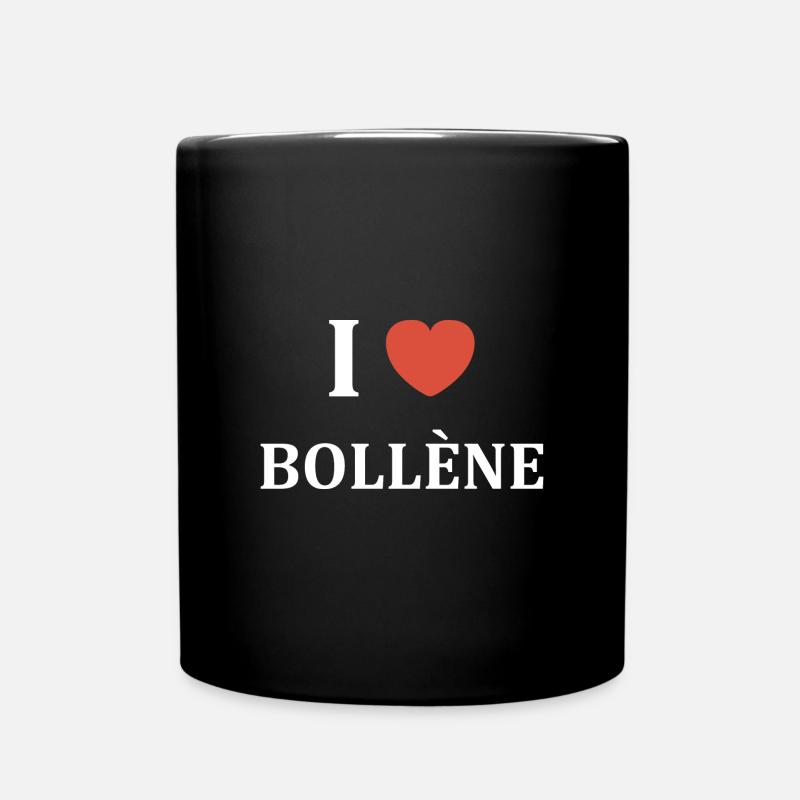 i love Bollène - Mug uni - noir