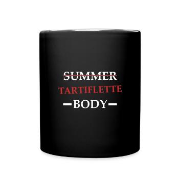 Tartiflette Body - Mug uni - noir - Devant