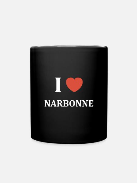 i love Narbonne - Mug uni - noir