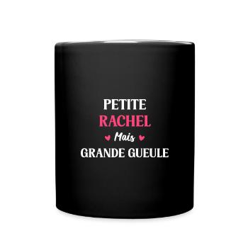 Petite Rachel mais grande gueule - Mug uni - noir - Devant
