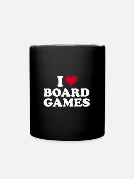 J’adore les jeux de société Jeu de société - Mug uni - noir