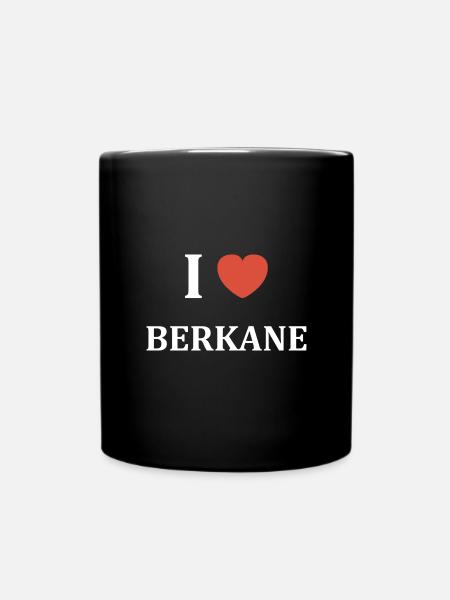 I LOVE Berkane - Mug uni - noir