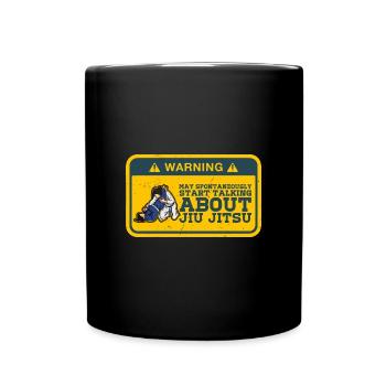Brazilian Jiu-Jitsu BJJ Girls Sports - Full Colour Mug - black - Front