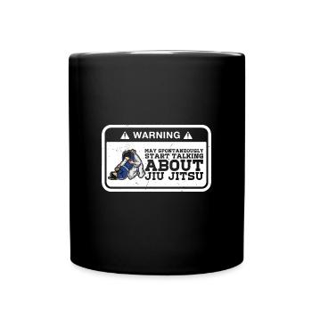 Brazilian Jiu-Jitsu BJJ Girls Sports - Full Colour Mug - black - Front
