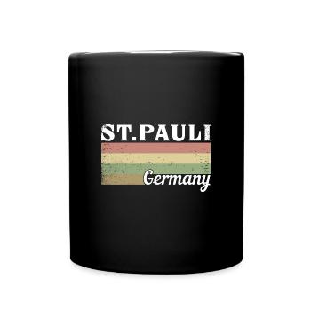 Sankt Pauli Moin Allemand Norddialekt Hamburg - Mug uni - noir - Devant