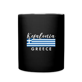 Mykonos Athen Korfu Urlaub Griechenland - Tasse einfarbig - Schwarz - Vorne