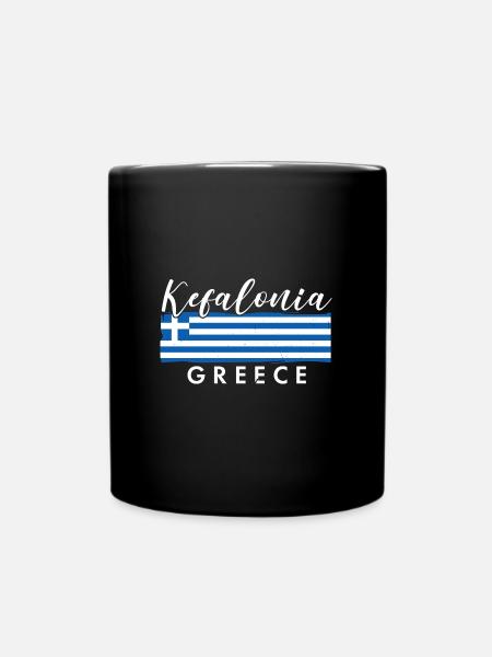 Mykonos Athen Korfu Urlaub Griechenland - Tasse einfarbig - Schwarz