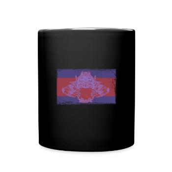 Rahu Hindu Tempel Khmer Religion Traditionell - Tasse einfarbig - Schwarz - Vorne