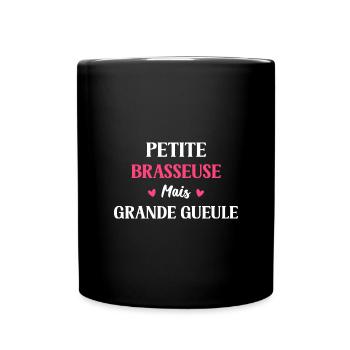 Petite Brasseuse mais grande gueule - Mug uni - noir - Devant