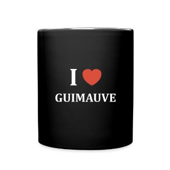 i love Guimauve - Mug uni - noir - Devant