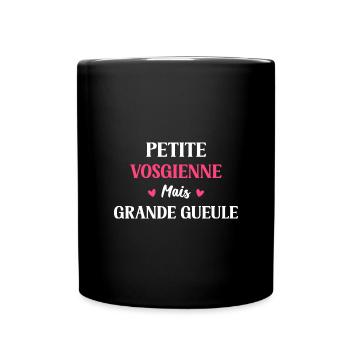 Petite Vosgienne mais grande gueule - Mug uni - noir - Devant