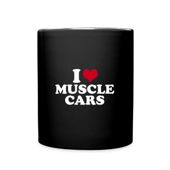 J’adore les muscle cars - Mug uni - noir - Devant