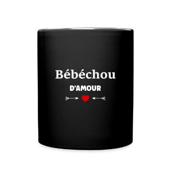 bébéchou d'amour - Mug uni - noir - Devant