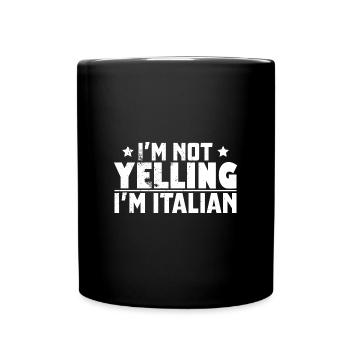 Italie Italiens Rome Voyage Vacances Rome Naples - Mug uni - noir - Devant