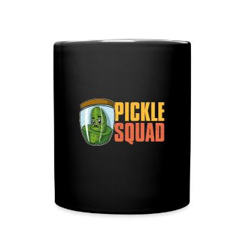Concombres Aliments sains Cornichons végétaliens - Mug uni - noir - Devant