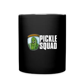 Concombres Aliments sains Cornichons végétaliens - Mug uni - noir - Devant