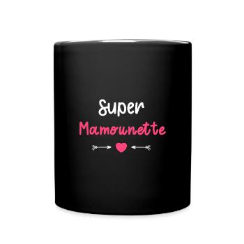Super Mamounette - Mug uni - noir - Devant