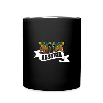 Assyria Sumerian Lamassu Babylon Sumer Antique - Full Colour Mug - black - Front