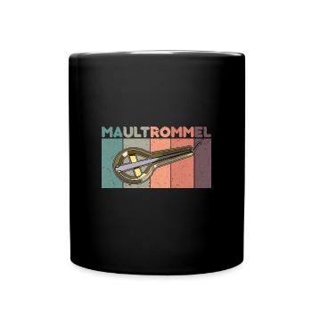 Jew's Harp Qopuz Maultrommel Musik Klassik - Tasse einfarbig - Schwarz - Vorne
