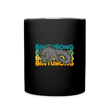 Tierwelt Binturong Polynesien Natur Bärenkatze - Tasse einfarbig - Schwarz - Vorne