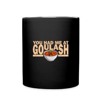 Ungarn Ungarische Küche Gulasch Suppe Koch - Tasse einfarbig - Schwarz - Vorne