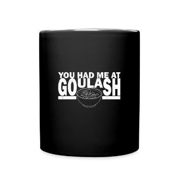 Ungarn Ungarische Küche Gulasch Suppe Koch - Tasse einfarbig - Schwarz - Vorne