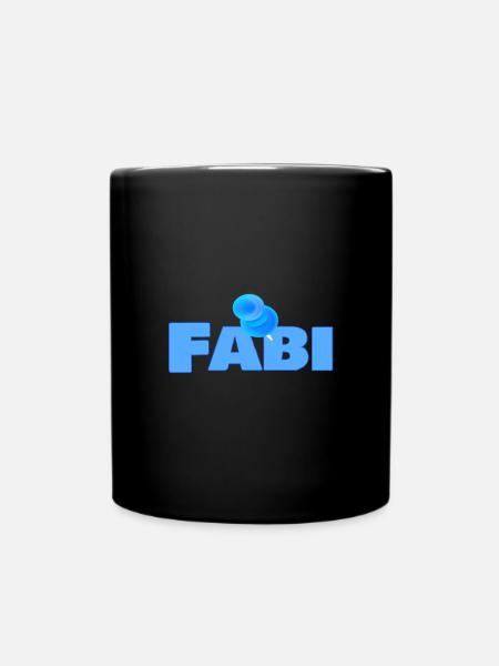 Fabian - Tasse einfarbig - Schwarz