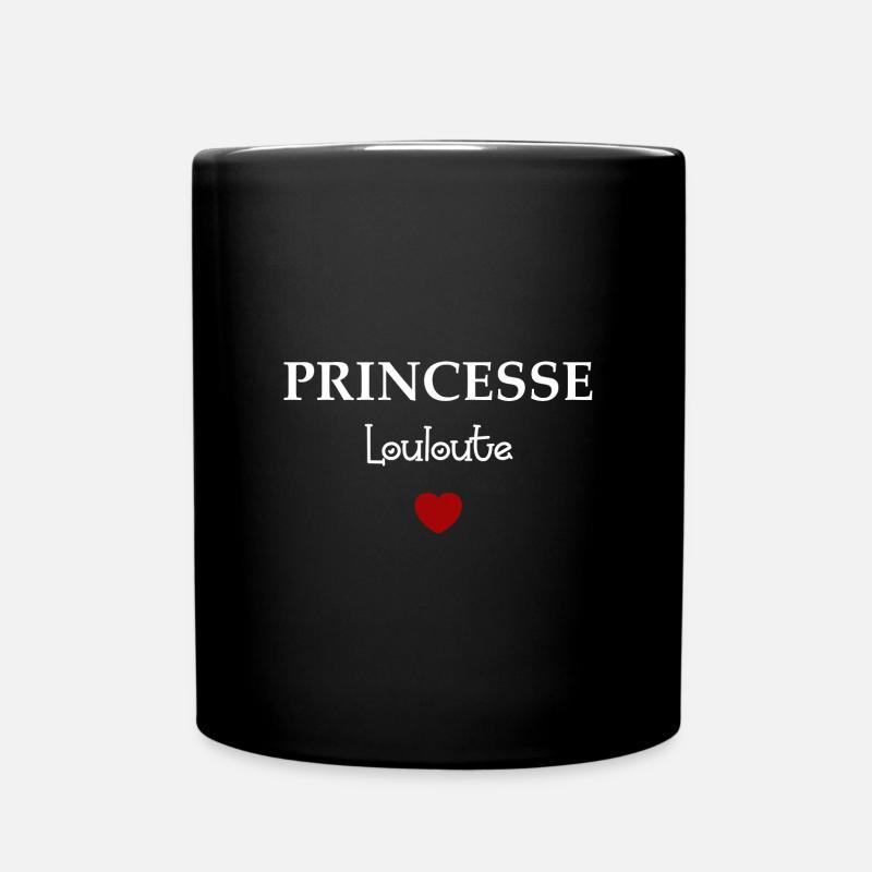 Princesse Louloute - Mug uni - noir