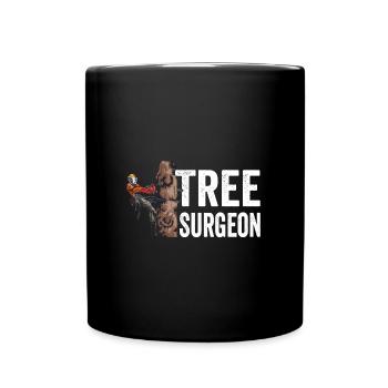 Woodworking Tree Surgeon Lumberjack - Full Colour Mug - black - Front