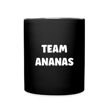 team ananas - Mug uni - noir - Devant