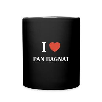 i love Pan bagnat - Mug uni - noir - Devant
