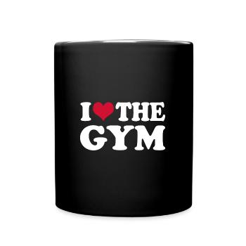 Workout Motivation Fitness I Love Going To The Gym - Full Colour Mug - black - Front