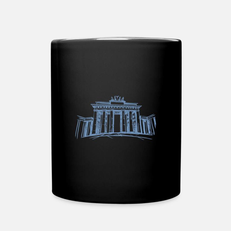 Berlin Brandenburger Tor – Symbolträchtiges - Tasse einfarbig - Schwarz