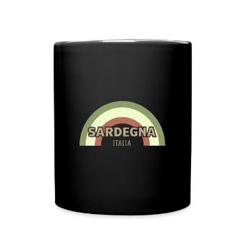 Mer Méditerranée, Sardaigne, Sardaigne, Sardaigne, Italie - Mug uni - noir - Devant