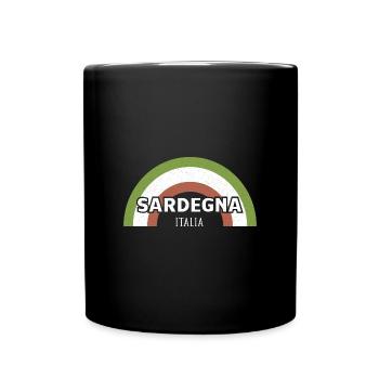 Mer Méditerranée, Sardaigne, Sardaigne, Sardaigne, Italie - Mug uni - noir - Devant