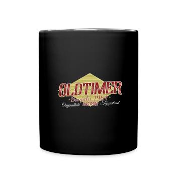 Oldtimer 1964 Sprüche zum Geburtstag - Tasse einfarbig - Schwarz - Vorne