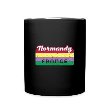 Tourist Frankreich Normandie Normannisch Sprache - Tasse einfarbig - Schwarz - Vorne