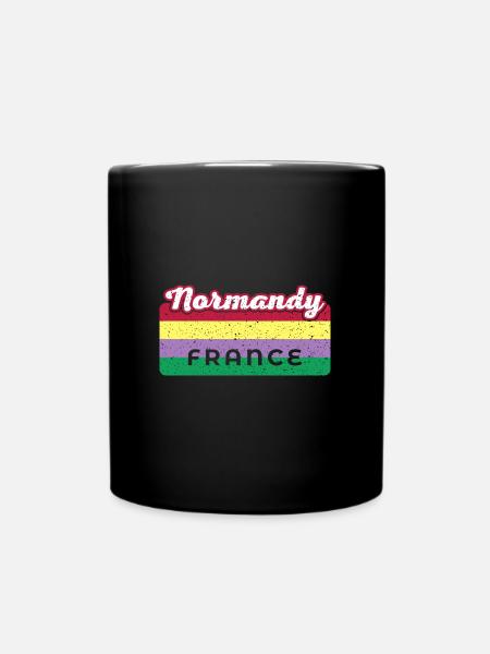 Tourist Frankreich Normandie Normannisch Sprache - Tasse einfarbig - Schwarz