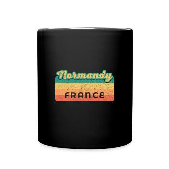 Tourist Frankreich Normandie Normannisch Sprache - Tasse einfarbig - Schwarz - Vorne