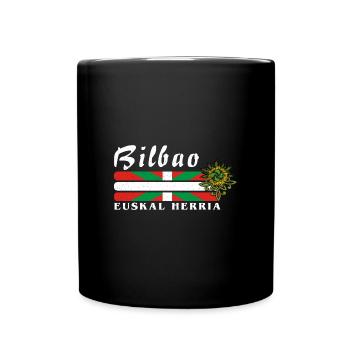 Euskaldunak Euskal Herria Basken Region - Tasse einfarbig - Schwarz - Vorne