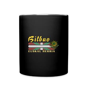 Euskaldunak Euskal Herria Basken Region - Tasse einfarbig - Schwarz - Vorne